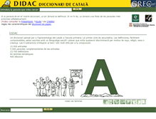 Tablet Screenshot of dicdidac.cat